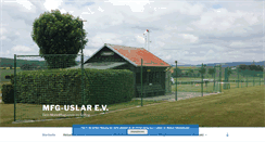 Desktop Screenshot of mfg-uslar.de