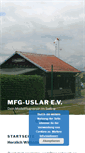 Mobile Screenshot of mfg-uslar.de